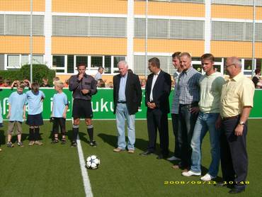 Einweihung Mini-Fußballfeld an der Grundschule Albrecht Dürer